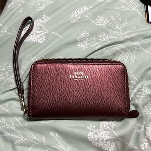 Shimmery Coach wallet